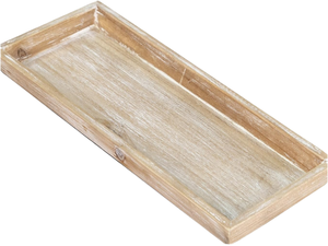 Assiette de service rectangulaire jetable écologique en porcelaine de 10 pouces, couleur bois vintage, pour sushis, idéale pour les restaurants - Product Image 1