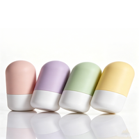 Nieuwe CR-gecertificeerde voedselveilige 3oz 26dram koepelvormige pot kinderveilige ronde opbergcontainer 100ml glazen fles voor gedroogde bloemen en kruiden