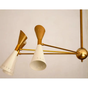 Lámpara de Techo Moderna de Estilo Sputnik de Mediados de Siglo, de Hierro, Retro, LED, Regulable, de Alto Brillo, 4100K, Blanco Neutro - Product Image 6