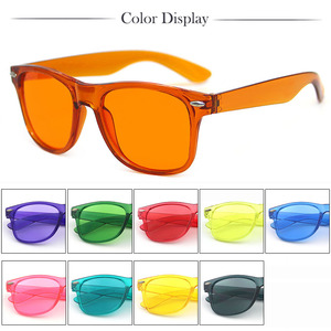 New <strong>Fashion</strong> <strong>Colorful</strong> Retro Classic Designer Sunglasses Yellow Sun <strong>Glasses</strong> Small square Promotion Sunglasses - Product Image 3
