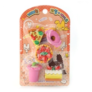 Borradores Divertidos 3D Kawaii de TPR con Forma de Hamburguesa y Sándwich para Niños, Regalos Promocionales y Artículos de Papelería para Fiestas - Product Image 2