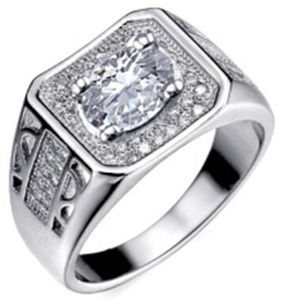 Anillo <span class=keywords><strong>de</strong></span> <span class=keywords><strong>Plata</strong></span> <span class=keywords><strong>de</strong></span> Ley <span class=keywords><strong>925</strong></span> con Piedra Negra <span class=keywords><strong>de</strong></span> Alta Calidad para Hombre Gay - Product Image 5