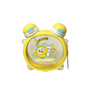 Bouteille d'eau pour enfants Egg Party, grande capacité, en Tritan, avec paille, design cartoon, pour la rentrée scolaire, pour garçons et filles - Product Image 2