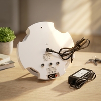 KI-gesteuerter WLAN-Bluetooth-AUX-Lautsprecher mit Dolby Digital, RGB-LED-Beleuchtung, kabelloser Ladefunktion und Heimkinosystem für die Decke