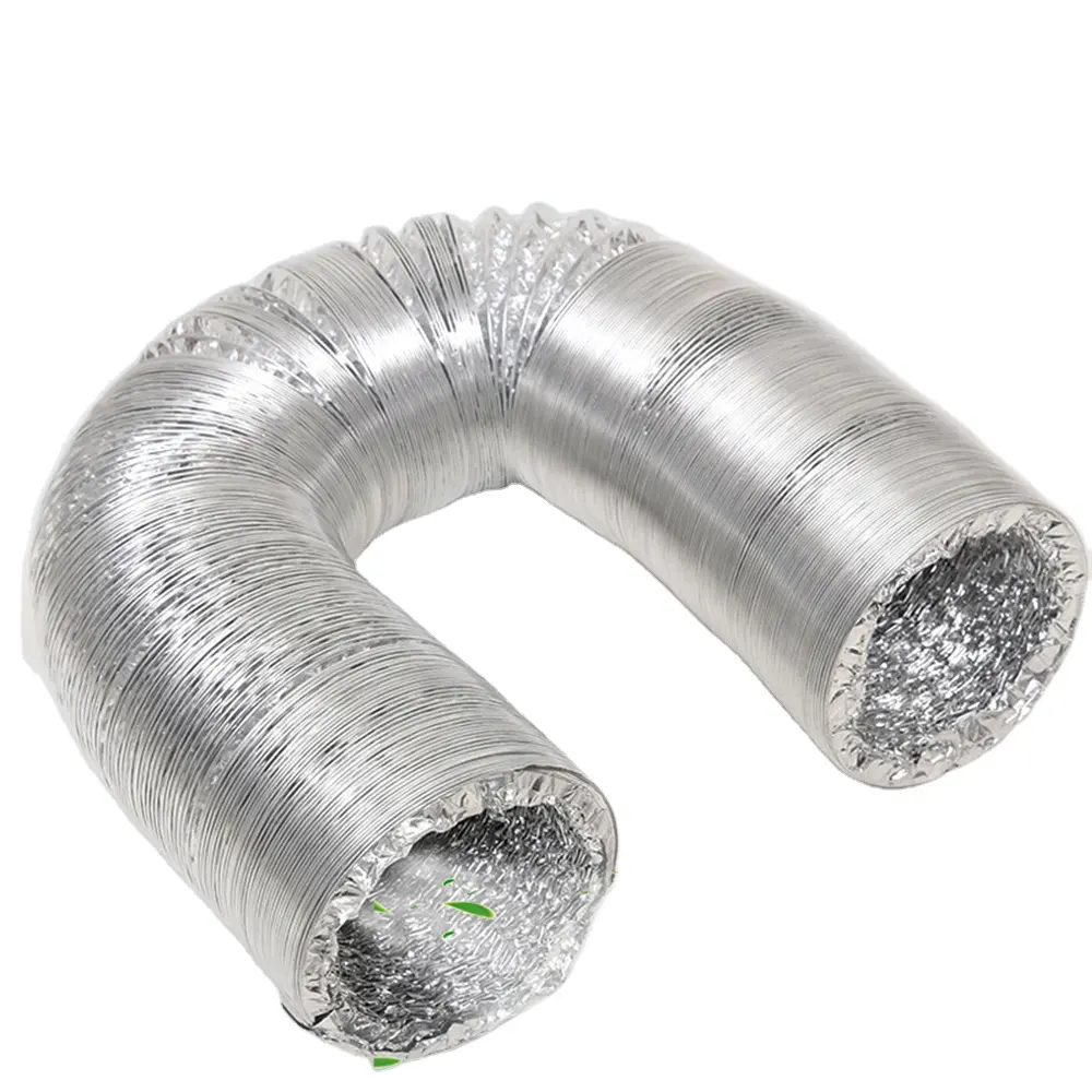 Алюминиевый шланг для вентиляции, алюминиевый гибкий шланг для вентиляции из фольги