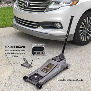 رافعة أرضية مزدوجة الارتفاع 3 طن، رافعة هيدروليكية بعجلات للرفع السريع لإصلاح السيارات، رافعة أرضية منخفضة الارتفاع 3 طن مع مضخة مزدوجة - Product Image 4