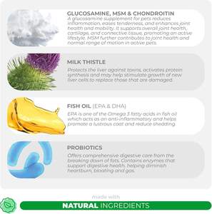 Custom Professional Natural Supplement for <b>Dogs</b> Liver Support,<b>Dog</b> Liver Support with Detox Milk Thistle - Product Image 3