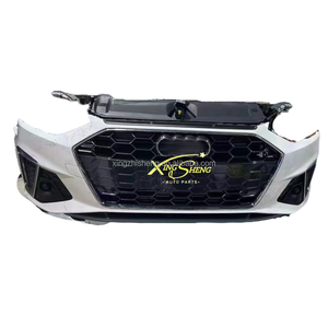 Superventas para Audi A4L 2020-2024, parachoques <span class=keywords><strong>de</strong></span> coche, parrilla <span class=keywords><strong>de</strong></span> parachoques delantero, capó, Faro, radiador, arnés <span class=keywords><strong>de</strong></span> Radar, luces antiniebla - Product Image 2