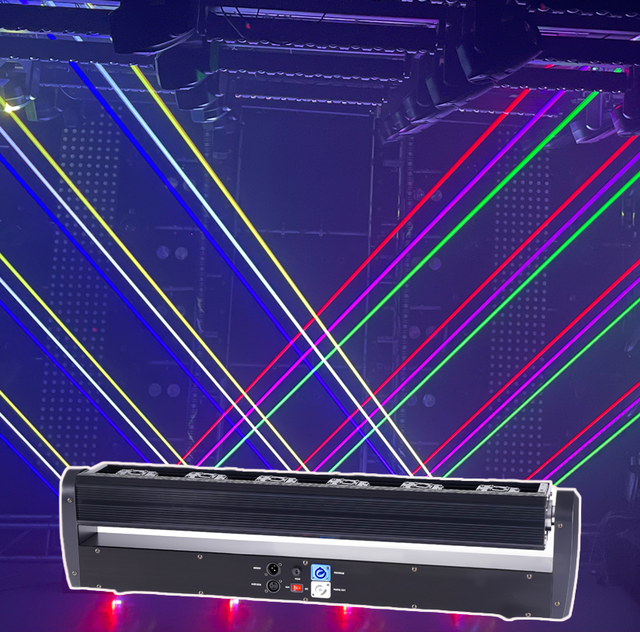 Professional CE Rohs Six Eyes Beam 6 Eyes Moving Head Laser Light Laser Show System Moving Head Stage Effect Light