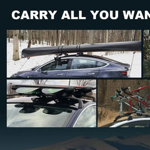 Barres transversales <span class=keywords><strong>de</strong></span> <span class=keywords><strong>toit</strong></span> <span class=keywords><strong>Tesla</strong></span> <span class=keywords><strong>Model</strong></span> Y Srumdy Factory Direct, en aluminium ABS noir argenté, style OEM, compatibles 2021-2023, étanches, 50 kg - Product Image 5