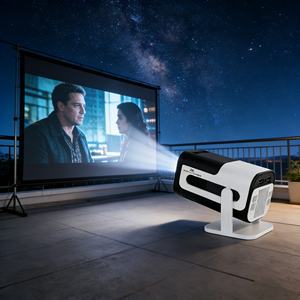 Projecteur portable T950S 180 ANSI 720P Correction automatique de la distorsion trapézoïdale ±15° °   Projecteur vidéo Android pour cinéma maison, utilisation en extérieur et en intérieur - Product Image 3