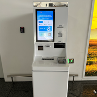Solution Forex Professionnelle - Écran Tactile Haute Définition 19 pouces avec Lecteur de Passeport Intelligent - Machine de Change de Devises Jinrui FCM-501