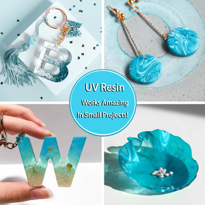 Venta al por mayor de fábrica, juego de resina UV DIY, Kit de fabricación de joyas de resina para fabricación de joyas, artesanías caseras - Product Image 6