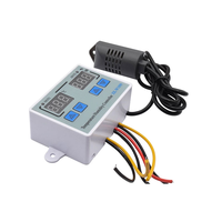 Thermostat numérique XK-W1099, écran LCD, USB, ABS, régulateur de température et d'humidité, capteur de contrôle du chauffage et du refroidissement