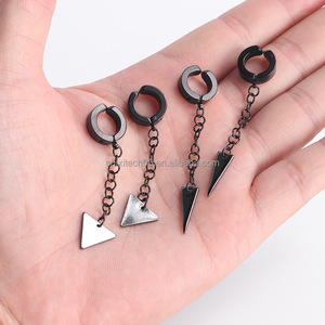 ต่างหูหนีบหูรูปแมวสามเหลี่ยมสีดำ The Main Saint Darina Cos ต่างหู BanG Dream Takamatsu <span class=keywords><strong>Rinko</strong></span> Mygo - Product Image 3