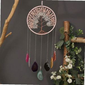 Korb für Ranken an der Wand Blaue Rattan-Wanddekoration Arabische Indonesische Wandkunst 3 Bilder Zusammengefügt - Product Image 6