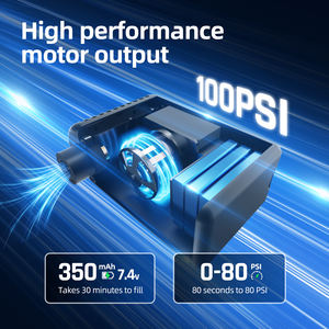 Pompe électrique <span class=keywords><strong>portable</strong></span> A2mini 100 PSI avec personnalisation de la marque, mini gonfleur sans fil avec valve Presta Schrader <span class=keywords><strong>pour</strong></span> <span class=keywords><strong>VTT</strong></span> et vélo de route - Product Image 4