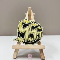 Vente en gros de patchs brodés en 3D patch de survêtement à repasser sur les vêtements patch d'impression de conception de broderie par transfert de chaleur