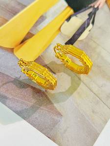 Xinfly Luxury Au999 Pure Gold 5D Technology Jewelry Boucles <span class=keywords><strong>d</strong></span>'oreilles fines qui peuvent être portées et conserver de la <span class=keywords><strong>valeur</strong></span> Certifié Vendre par grammes - Product Image 2