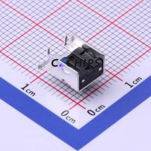 TS-1034-A4B3-D2 Tactile Switch SMD Switch Single Pole Single Throw Round Button 2.5N Horizontal Mount - Product Image 2