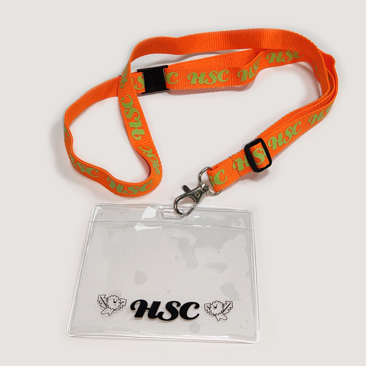 Wholesale Factory Customize Printing Logo Polyester Lanyard Breakaway ID Card Holder Neck Lanyard with Adjust Buckle Image 5