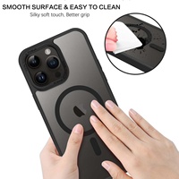 Coque de protection pour iPhone 16, coque de téléphone translucide mate, coque fine antichoc pour iPhone 13 14, coque pour iPhone 16