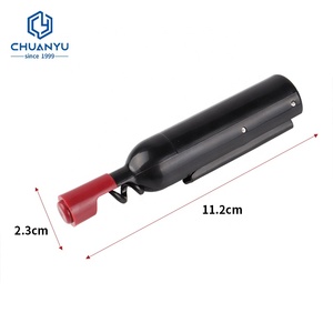 Sacacorchos de Vino Premium Personalizado al por Mayor, Abrebotellas Multifuncional 3 en 1 con Forma de Botella de Vino para Abrir Vino y Cerveza - Product Image 3