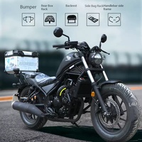 Nouveau pour moto CM300 : Barre de protection, pare-chocs, support de porte-bagages arrière, étagère arrière, main courante arrière, support de sacoches latérales, support modifié