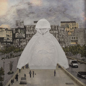 Haute qualité Vintage français Terry pull à capuche 95% coton 5% Spandex brodé Logo imprimé solide Hip Hop Street Wear automne - Product Image 4