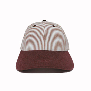 INJAEVINA Seersucker, gorra de béisbol Unisex de 6 paneles, sombrero para el sol en blanco, sombrero de viaje de lana con ala curva, - Product Image 4