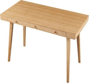 Escritorio de Bambú para Oficina en Casa o Estudio con 3 Cajones, Escritorio para Computadora Ecológico - Product Image 2