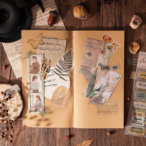 Lot de 6 autocollants décoratifs rétro en film découpé pour carnet, thème anglais, pour animaux de compagnie - Product Image 3