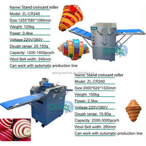 Machine à façonner les croissants industrielle, rouleau à pâtisserie automatique pour ligne de production de croissants, équipement de <span class=keywords><strong>boulangerie</strong></span>, <span class=keywords><strong>prix</strong></span> <span class=keywords><strong>d</strong></span>'usine - Product Image 5