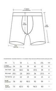 <span class=keywords><strong>Slip</strong></span> da <span class=keywords><strong>Uomo</strong></span> in Fibra di Bambù, Comodi e Traspiranti, con Elastico in Vita, Boxer con Apertura Frontale - Product Image 3