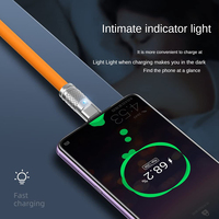 Kabel Pengisian Cepat Magnetik USB Type-C PD 6A 120W dari Paduan Seng dan Silikon Cair untuk Komputer & Pemindai Barcode