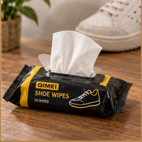 Lingettes pour chaussures OEM, boîte de présentation de 10 unités, marque privée