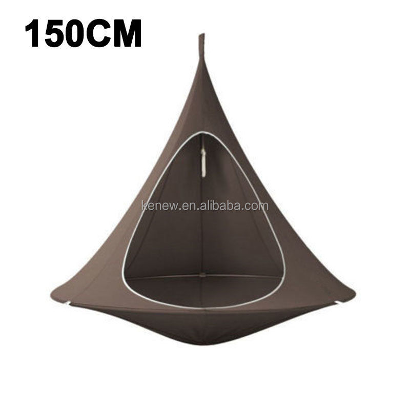 Hamac de camping ultraléger en nylon pour extérieur, balançoire, lit d'arbre, meubles de jardin, jardin ou de jardin - Coussin suspendu 21