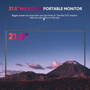 21.5 Inch Portable <strong>LCD</strong> <strong>Monitor</strong> <strong>with</strong> 100Hz Refresh Rate and 1080P Resolution HDR and USB-C VESA Stand for Gaming - Product Image 2