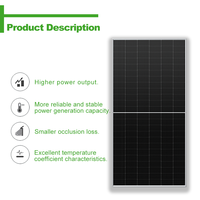 JA 555 Watts 580 Watts Module PV Panneaux solaires monocristallins à demi-cellule Stock UE PERC Type BIPV Numéro de modèle Jam54s30
