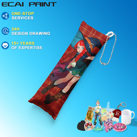 Porte-clés en peluche personnalisé, personnalisation d'usine, mini-dakimakura mignon, pendentif de sac à dos