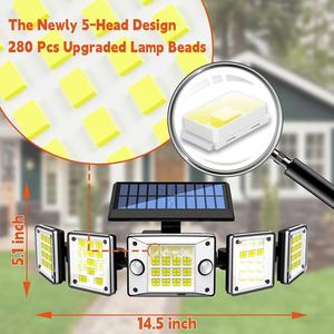 Lampe solaire LED étanche IP65 de style européen à détection de mouvement pour cour, nouvelle, directement de l'usine, pour l'exportation - Product Image 4