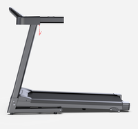 Equipo de Fitness para el hogar unisex, cinta de correr con pantalla LED de acero motorizada para correr, caminar, entrenamiento atlético acondicionado