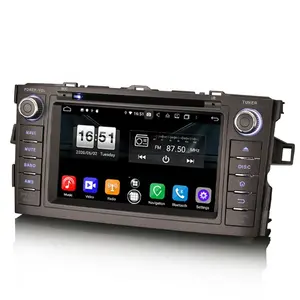 Erisin ES8904A 7" IPS Android 11.0 Car DVD Player GPS DSP 4G SIM Card Slot Wireless CarPlay Auto Radio For TOYOTA AURIS COROLLA