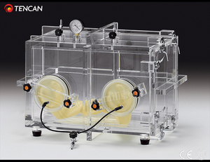 TENCAN Vaccum Selada Câmara Transparente 15mm Espessura Acrílico Lab Glove Box para Experiência Bateria - Product Image 6