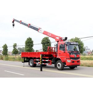 Grúa Montada en Camión Shacman 4*2 con Grúa de Brazo Recto Changxing de 8 Toneladas, para Ingeniería de Paisajismo, Elevación y Transporte - Product Image 5