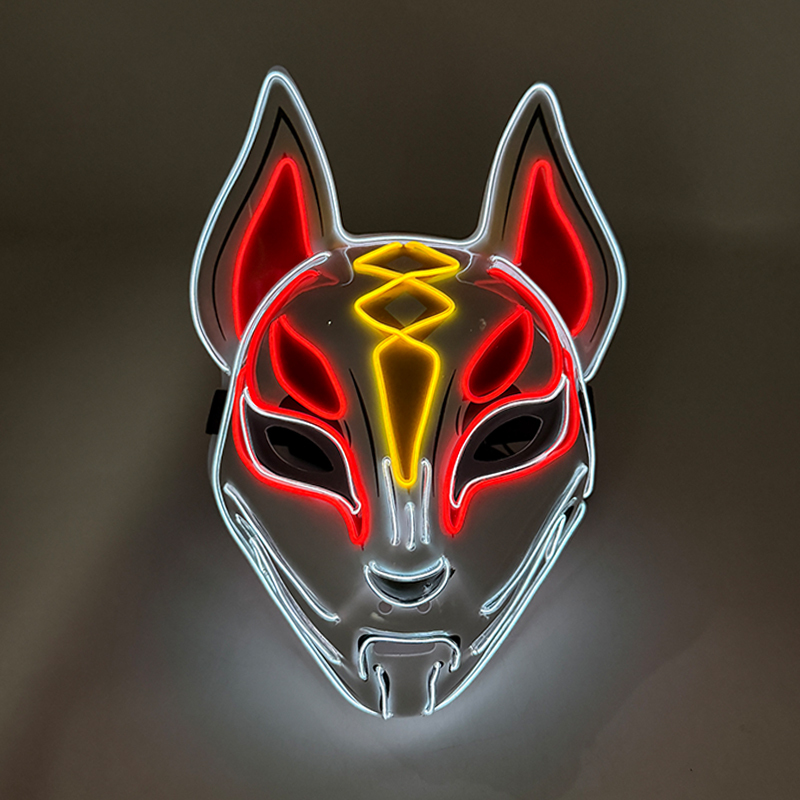 New LED Fox Mask Glowing Luminous