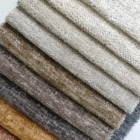 Tela Chenilla Teñida con Hilo Dobby, 320 GSM, 100% Poliéster de Alta Densidad, para Tapicería de Sofás y Almohadas