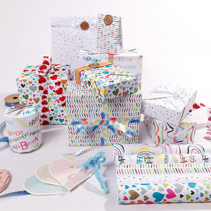 กระดาษม้วนศิลปะวันเกิด80กรัม43*300ซม. บรรจุภัณฑ์แบบกำหนดเองหรูหรา - Product Image 6