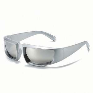 Lunettes de soleil de cyclisme rétro carrées pour hommes, style punk, monture petite, lunettes de sport pour femmes, collection 2022 personnalisée - Product Image 5