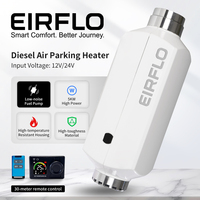 Chauffage de stationnement diesel Eirflo 5KW 12V/24V avec télécommande LCD, garantie 1 an pour camion, camping-car, bateau